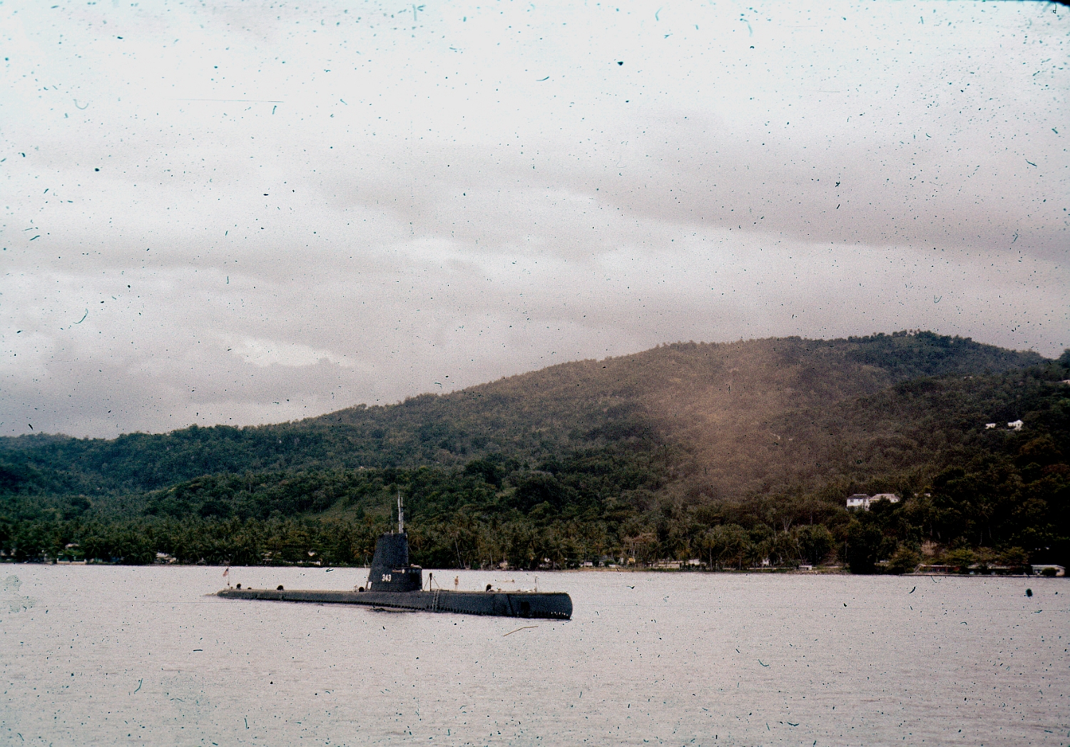 USS Clamagore, SS-343, our submarine partner in exercises.