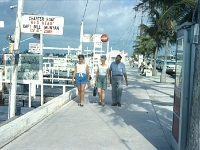 navy 00026  Key West sport fishing docks.