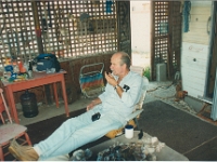 Refuge.2  Inside the patio enclosure. All around a very low cost, low maintenance getaway place.